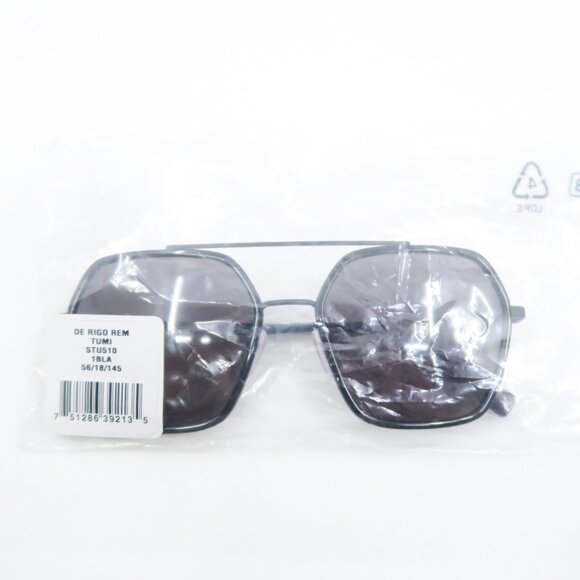 Tumi STU510  1BLA Black, Square, Unisex model, New, Sunglasses Frames. main image 4